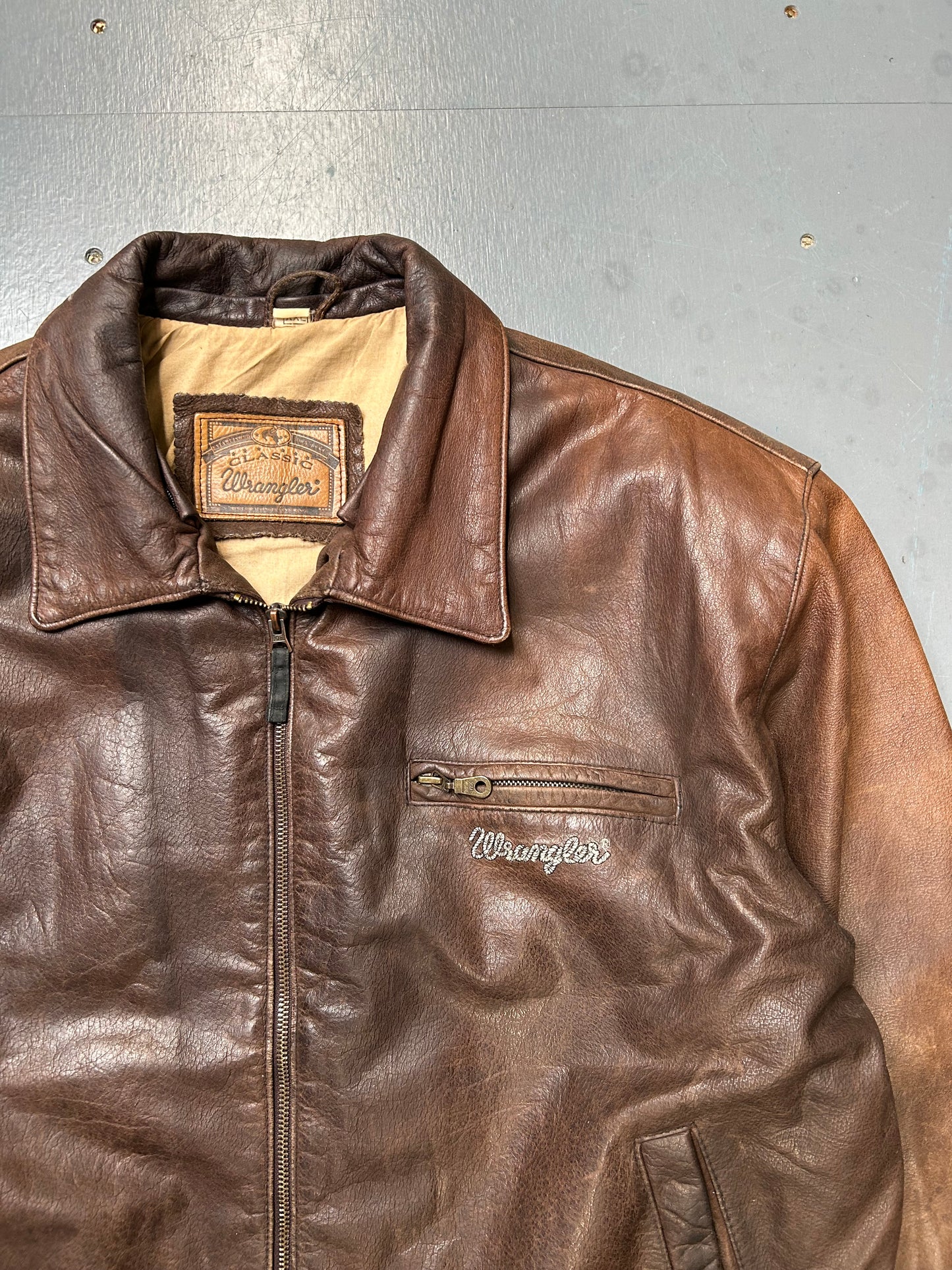 Vintage Heavy Leather Jacket