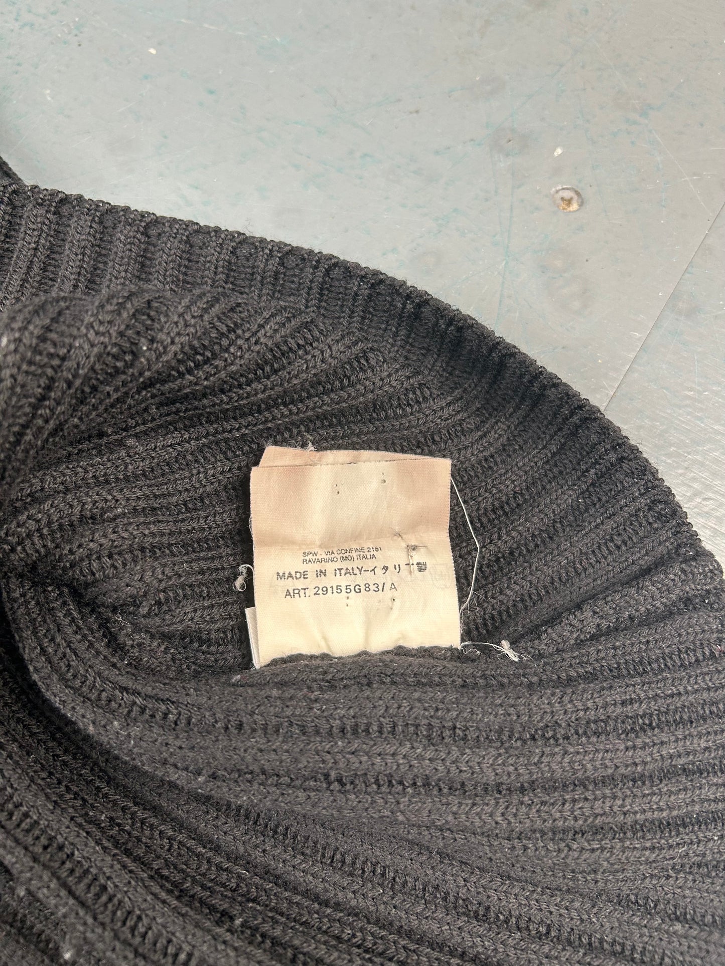 AW1998 Vintage Stone Island Knit Turtle Neck Jumper