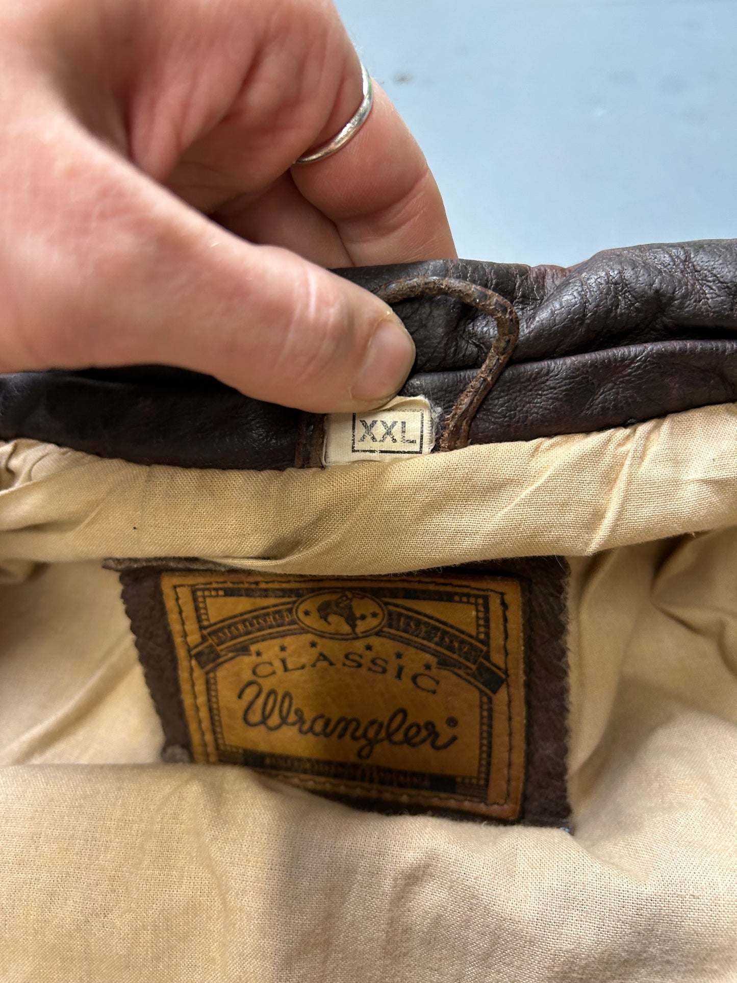 Vintage Heavy Leather Jacket