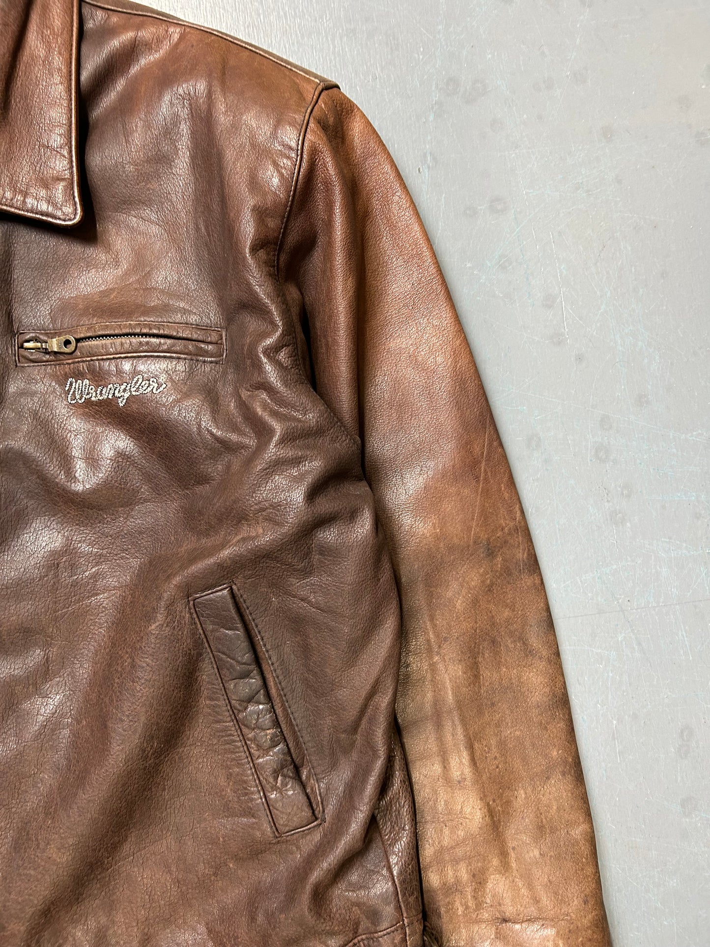 Vintage Heavy Leather Jacket