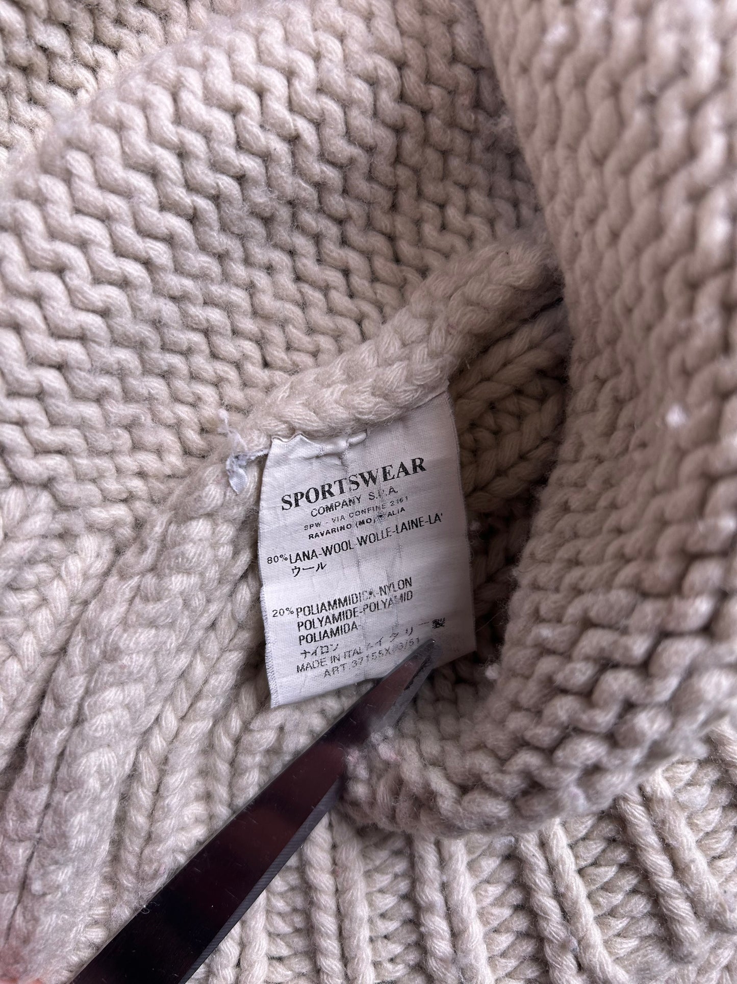 2002 Stone Island Zip Up Hoodie Knit
