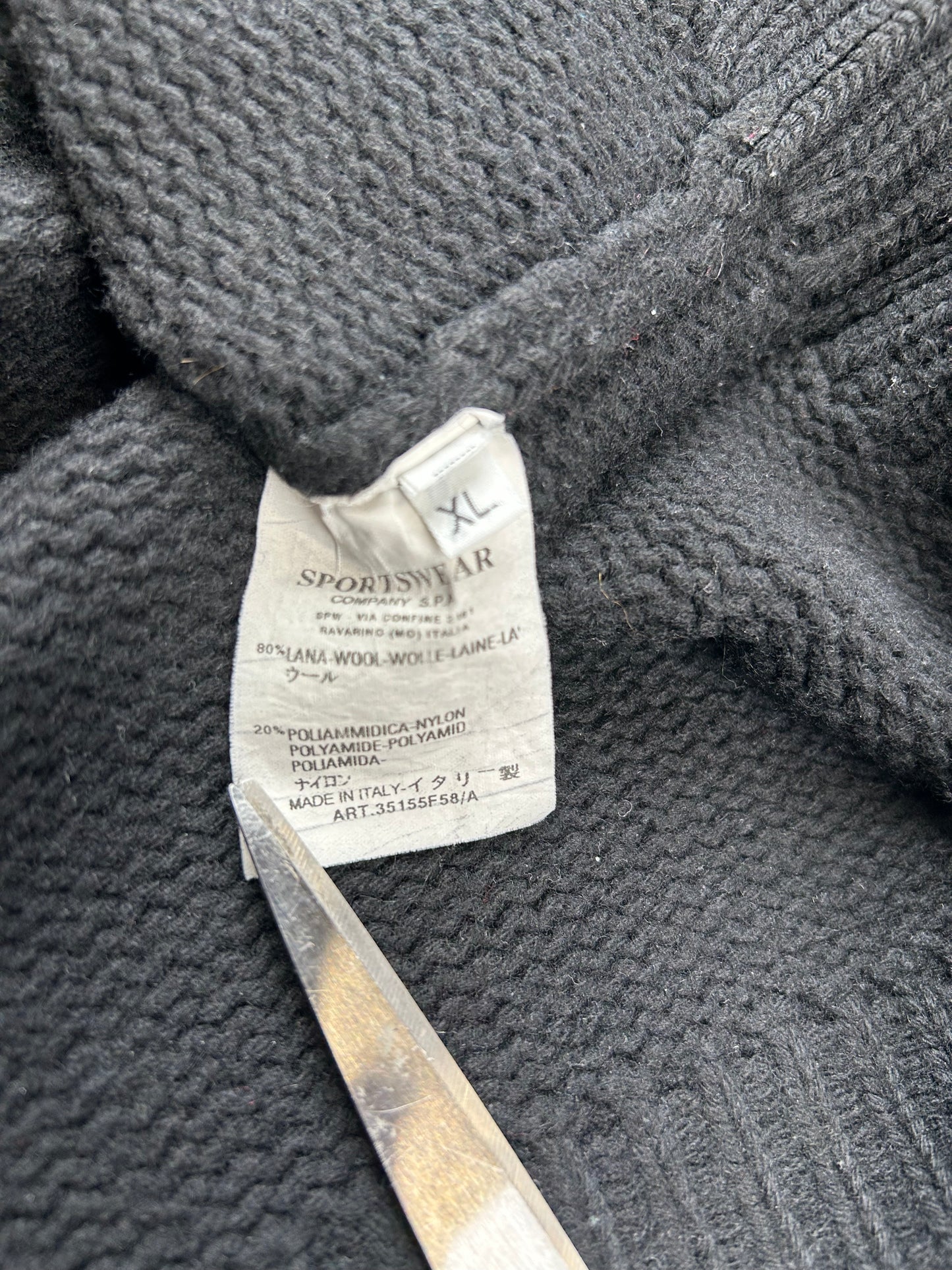 2001 Stone Island Fisherman Knit Jumper