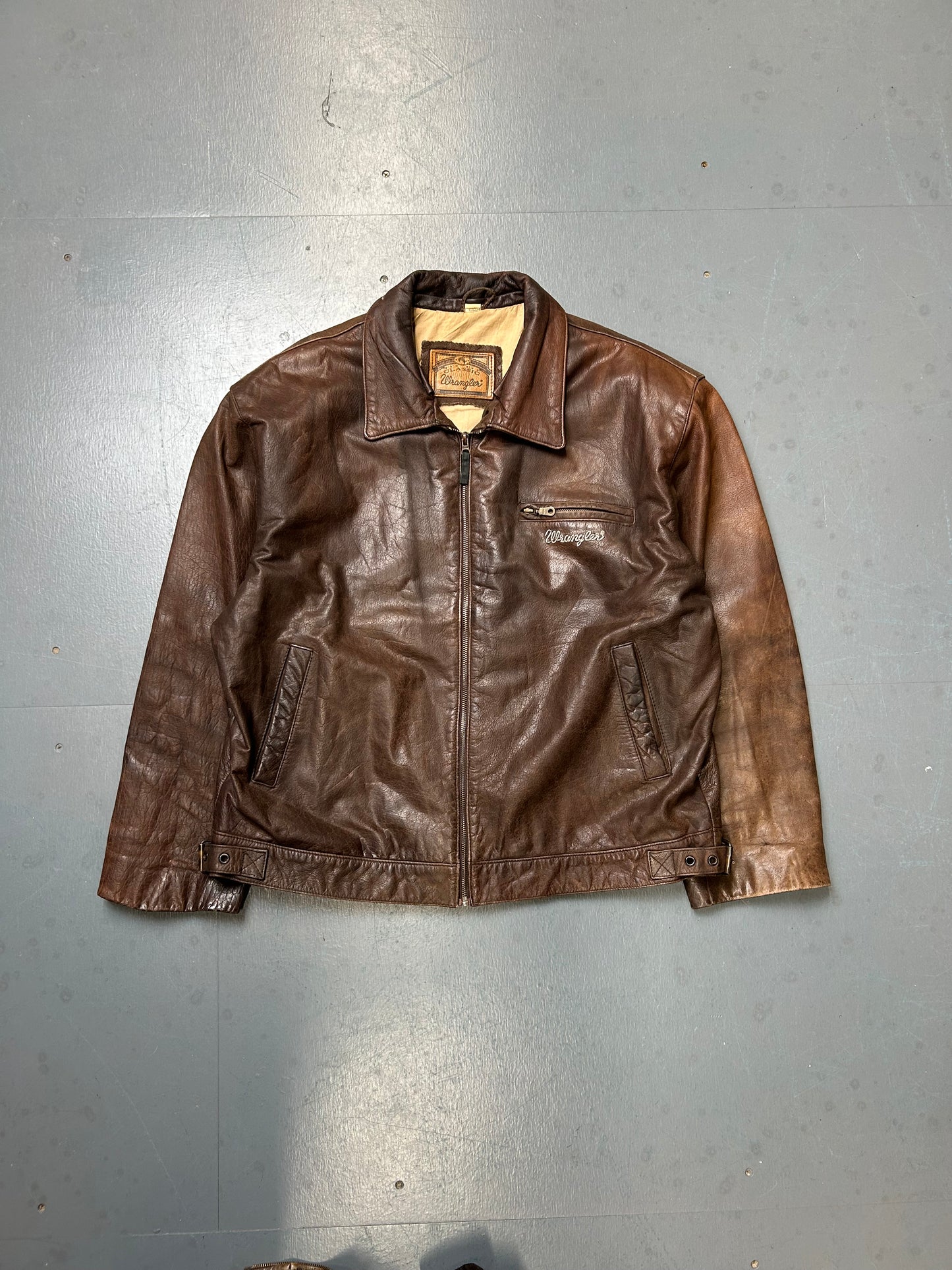 Vintage Heavy Leather Jacket