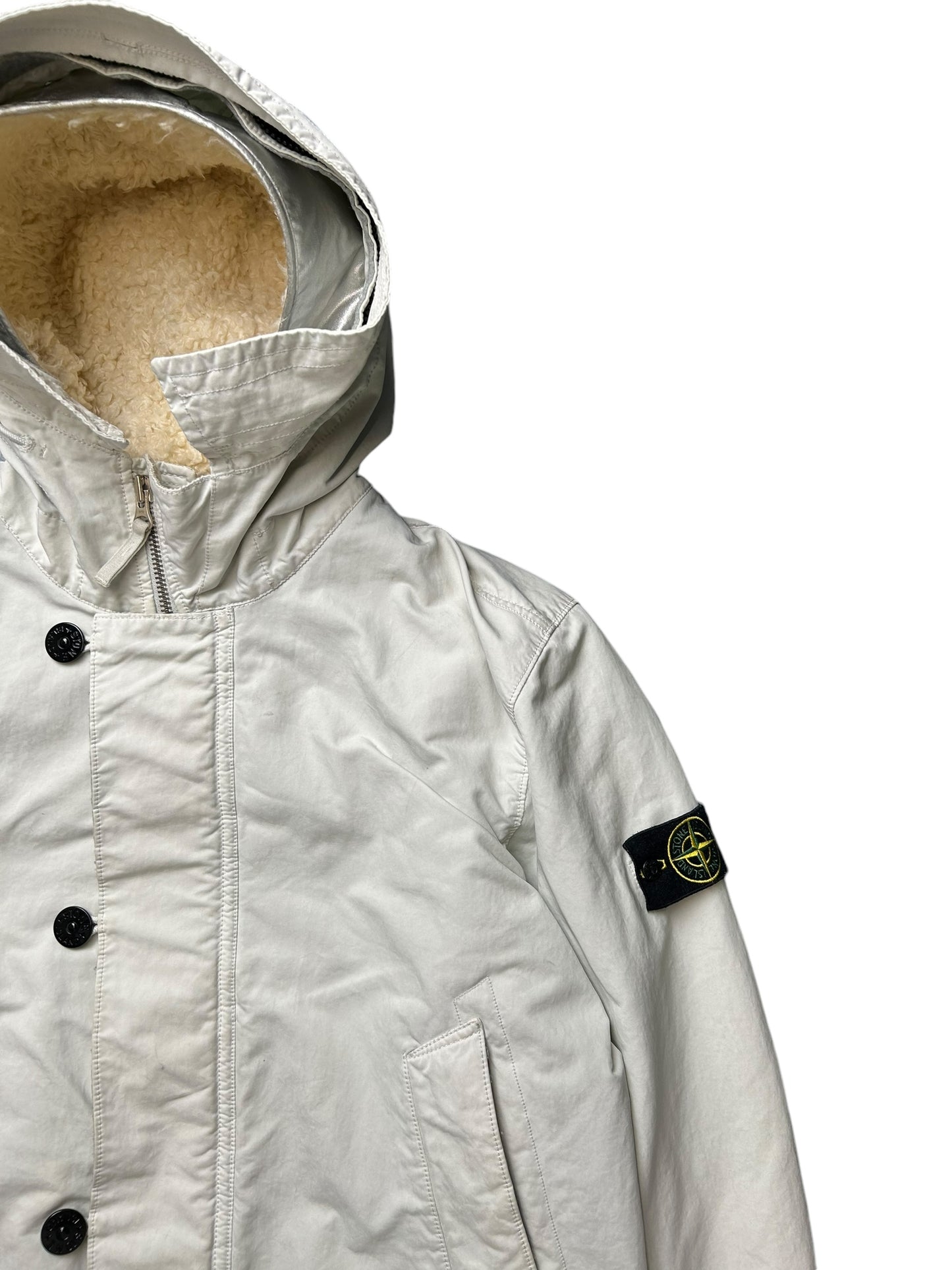 Stone Island David TC Jacket with Shearling Liner