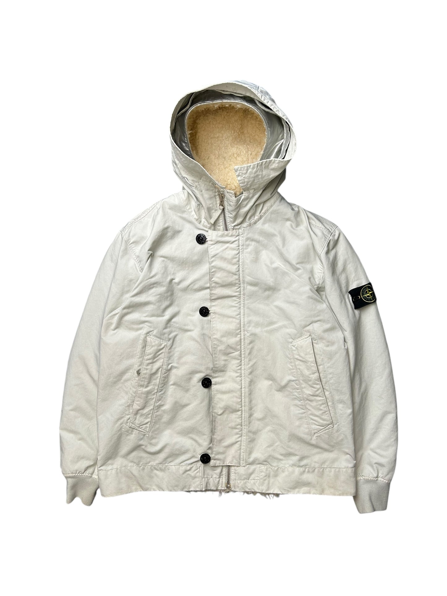 Stone Island David TC Jacket with Shearling Liner