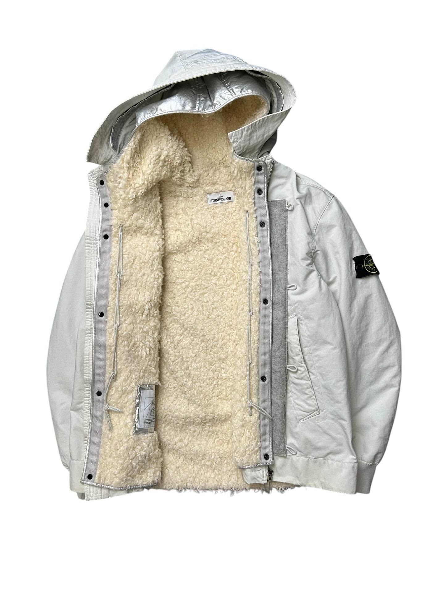 Stone Island David TC Jacket with Shearling Liner