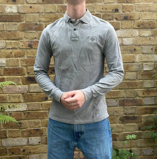 Stone Island Long Sleeve Polo Top