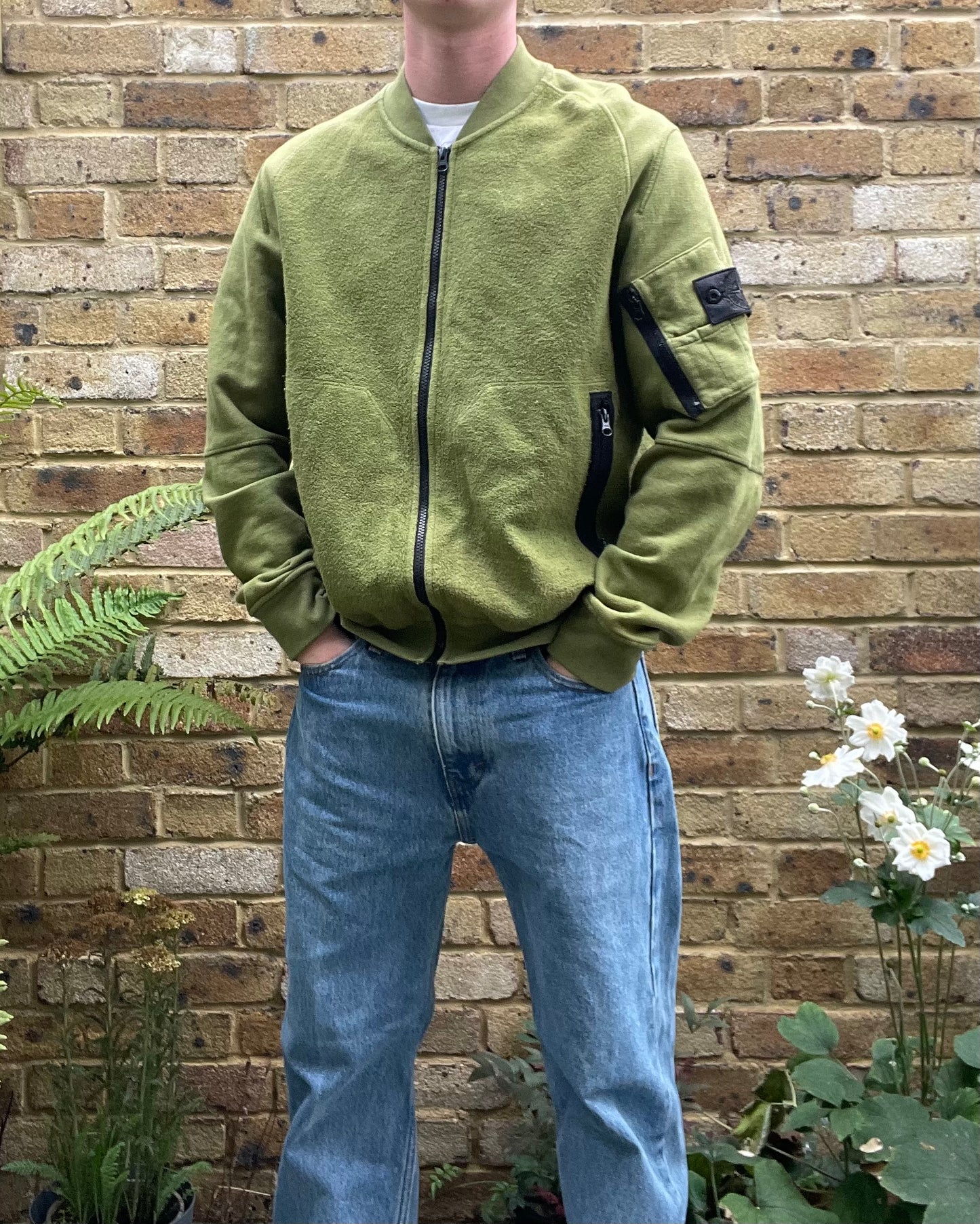 Stone island ghost bomber jacket