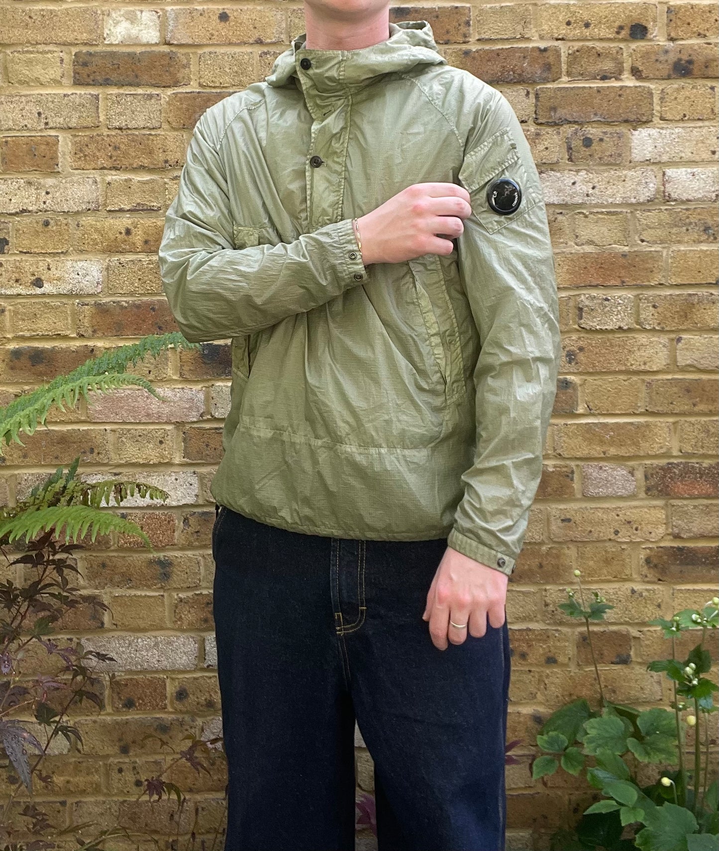 CP Company Chrome Half Zip Jacket