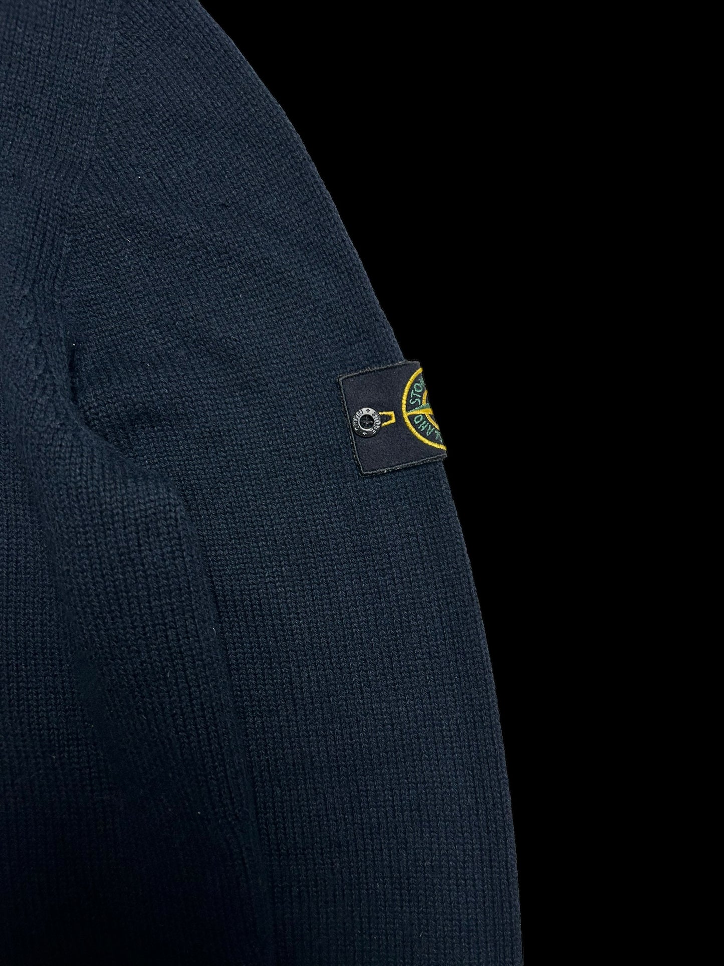 Stone island quarter button wool jumper