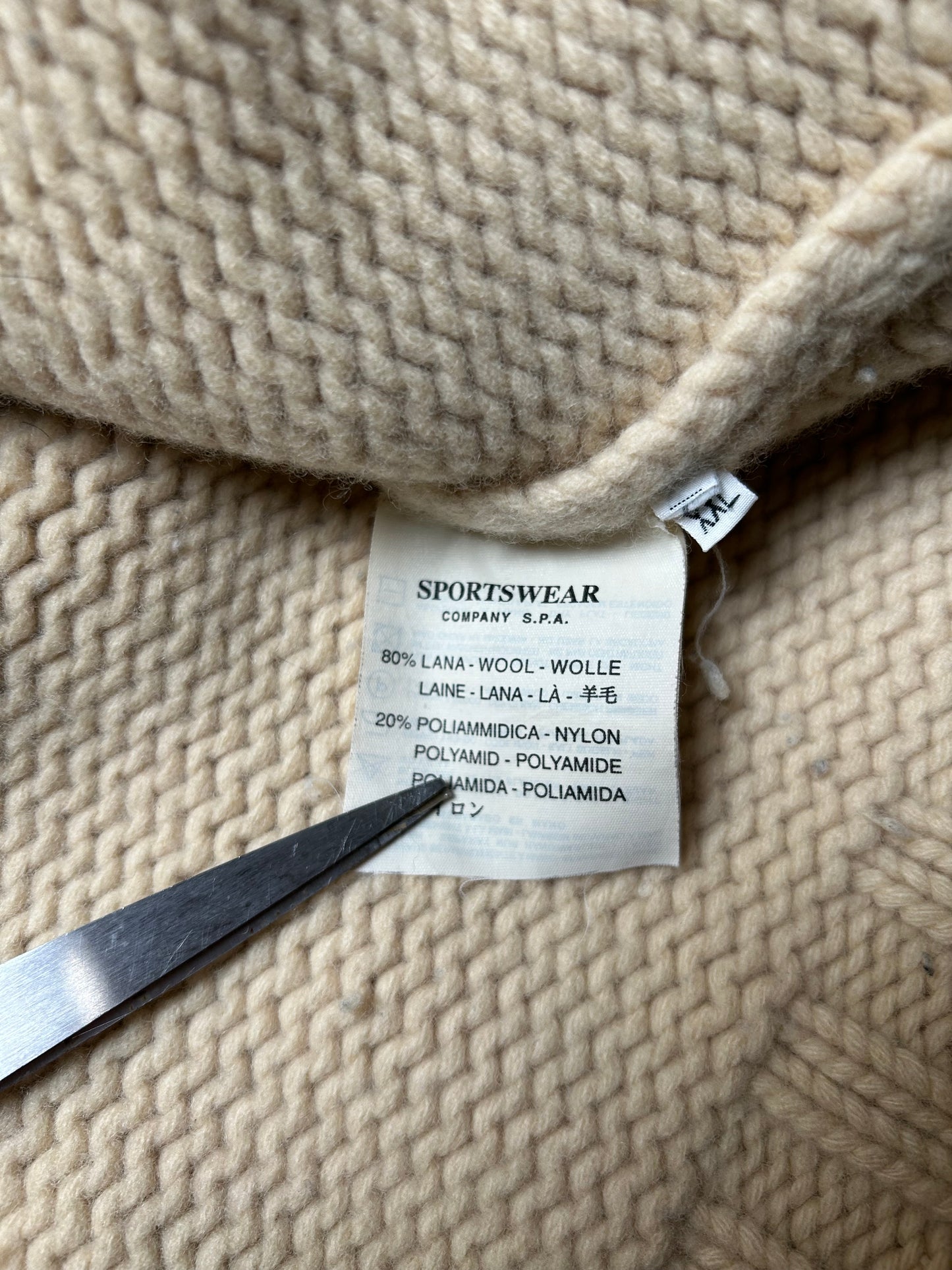 Vintage Stone Island Heavy Knit Jumper Zip Up