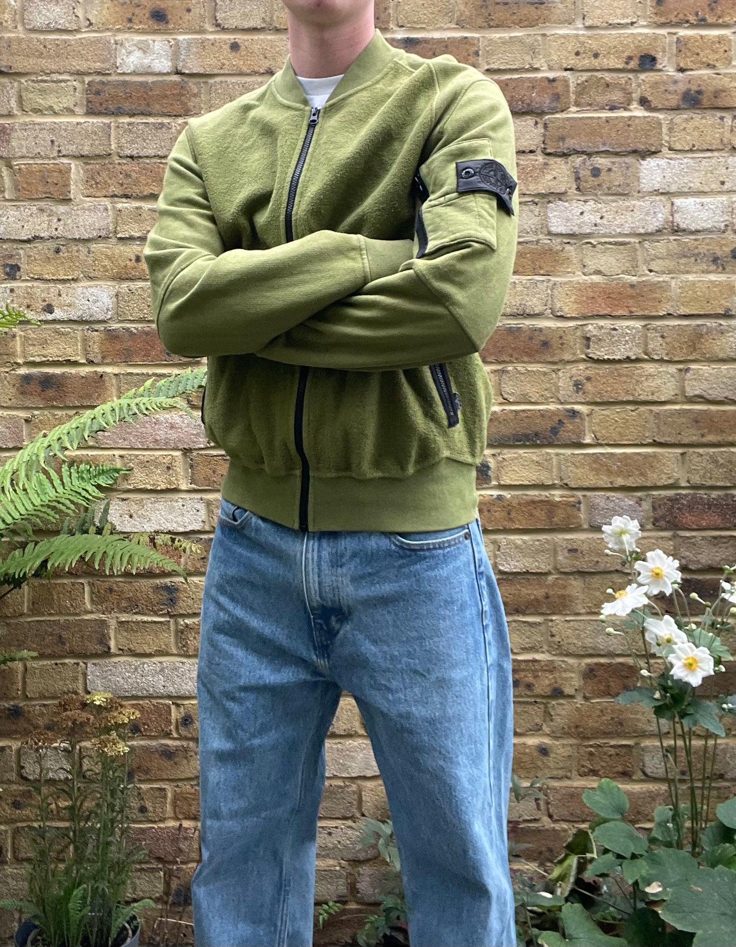 Stone island ghost bomber jacket