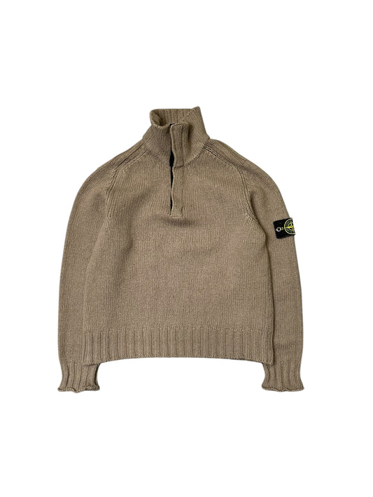 Vintage Stone Island Quarter Button Jumper